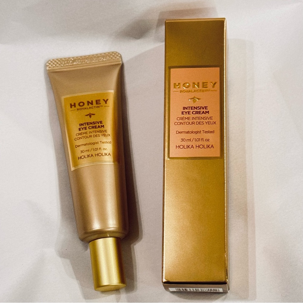 KOREAN BEAUTY HONEY EYE REPAIR CREAM HOLIKA MADE IN KOREA ROYAL LACTIN l